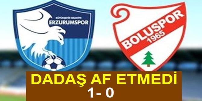 Erzurumspor: 1 - Boluspor: 0