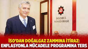 İSO'dan son doğal gaz zamlarına ilişkin açıklama