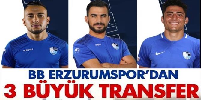 Erzurumspor'dan 3 transfer