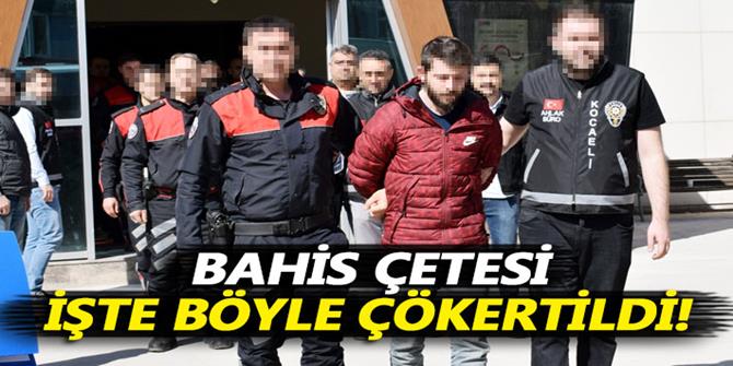 8 ilde ’sahte bahis’ çetesi çökertildi