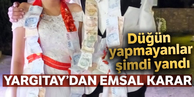 'Düğün yapmamak boşanma sebebi'