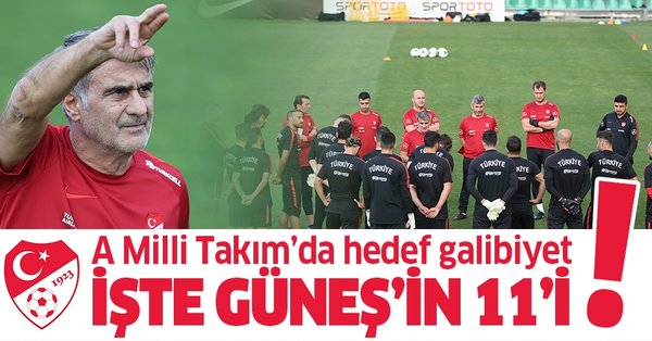 İşte Şenol Güneş'in 11'i