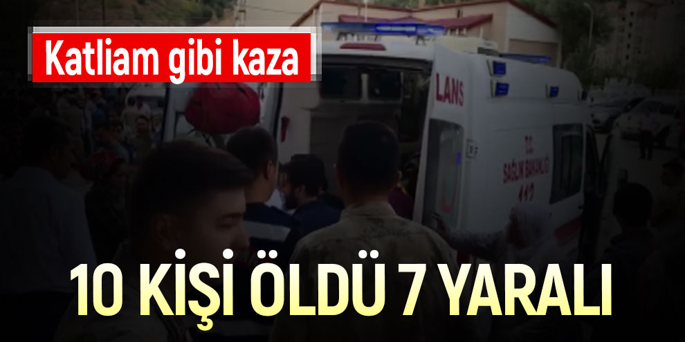 Bitlis'te korkunç kaza! Çok sayıda ölü ve yaralı var