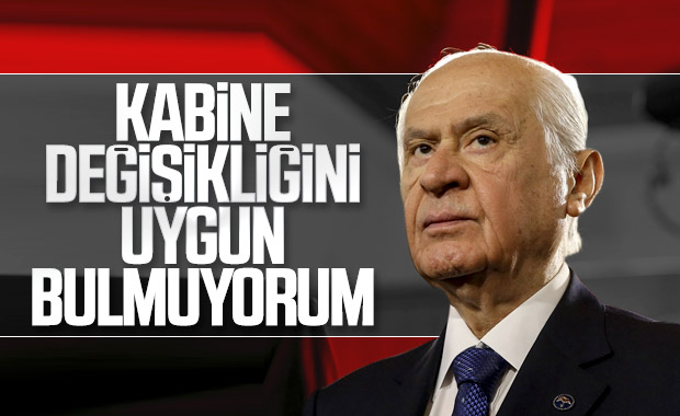 Devlet Bahçeli'den kabine değişikliği ve yeni parti iddialarıyla ilgili açıklama