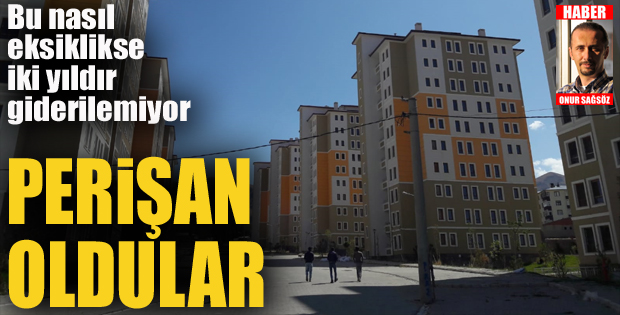 Erzurum'da Perişan oldular