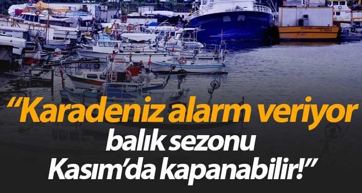 Alarm veriyor! balık av sezonu Kasım’da kapanabilir