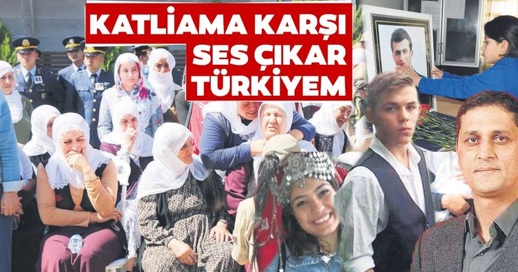 Katliama karşı ses çıkar Türkiyem