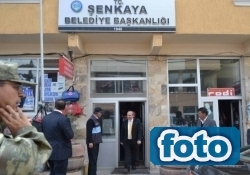 Şenkaya'da cami açtı!