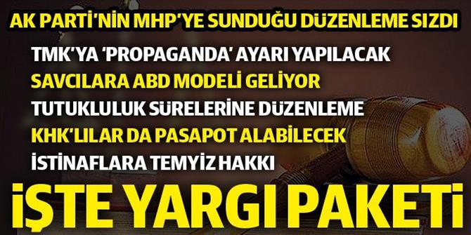 İşte yargı paketinin detayları