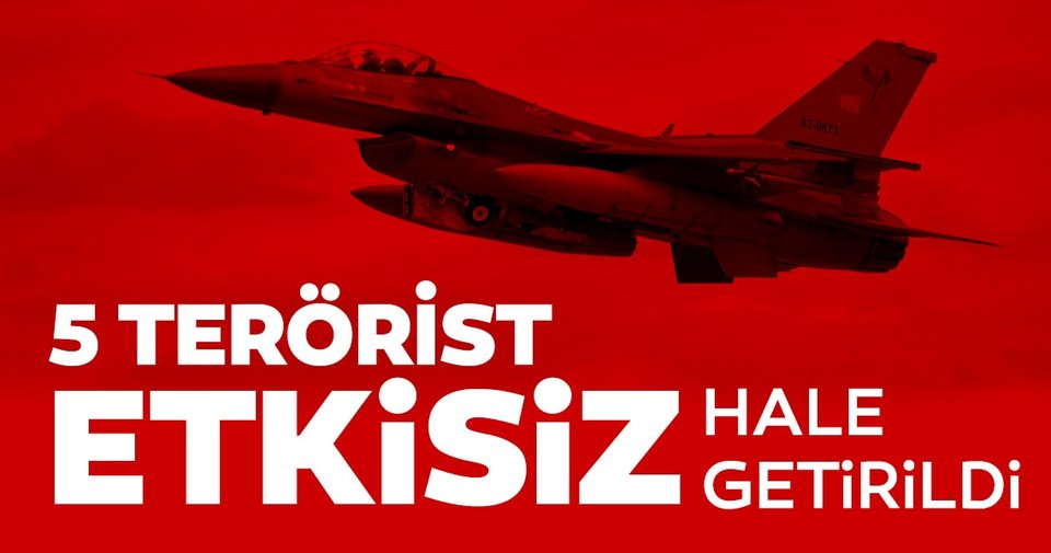 Siirt'te 5 terörist etkisiz hale getirildi