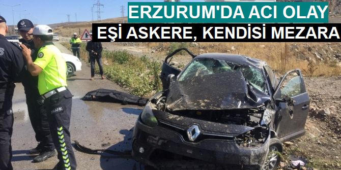 Erzurum’da trafik kazası: 1 ölü, 4 yaralı