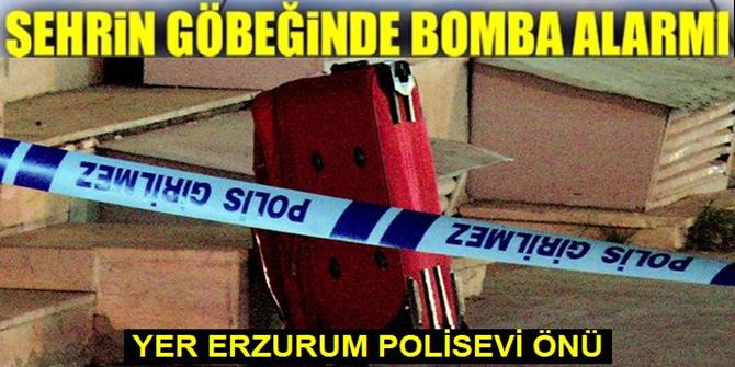 Alkollü kadının polisevi önüne bıraktığı bavul emniyeti harekete geçirdi