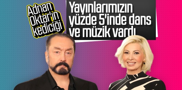 Adnan Oktar'ın kediciğinden dans savunması