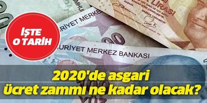 2020'de asgari ücret zammı kaç para olacak? .