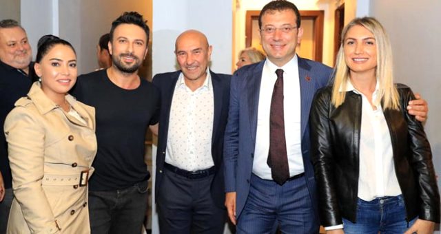 Tarkan, konserine gelen Tunç Soyer ve Ekrem İmamoğlu'na övgü yağdırdı