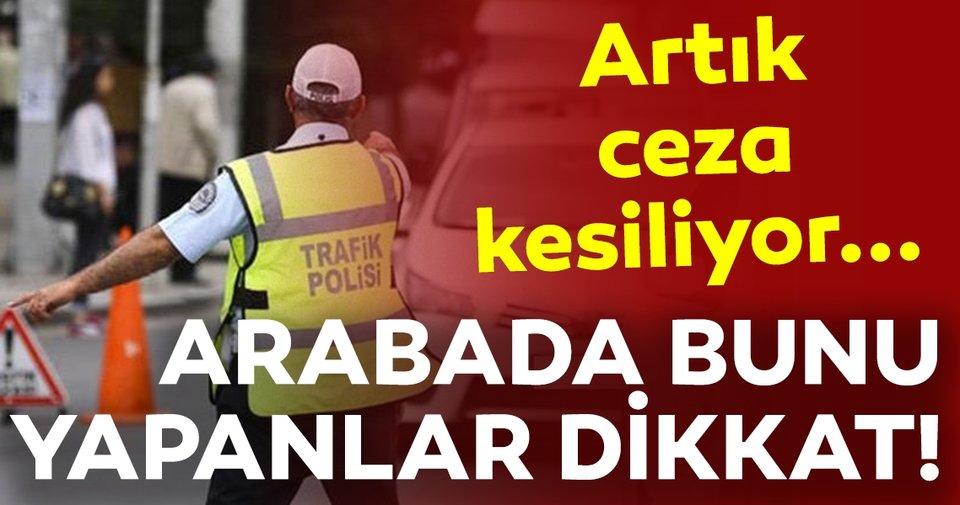 Özel araçlara sigara denetimi