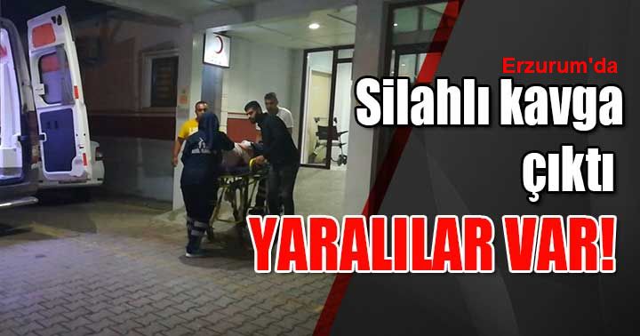 Erzurum'da silahlı kavga: 3 yaralı