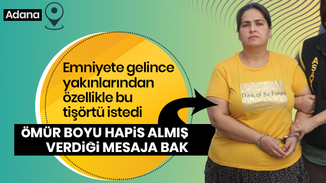 Cinayet zanlısı kadınlardan tişörtlü mesaj