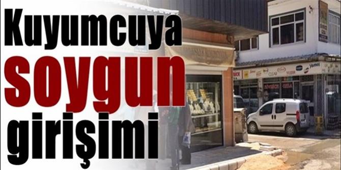 Erzurum'da kuyumcu soymaya kalktı ama!