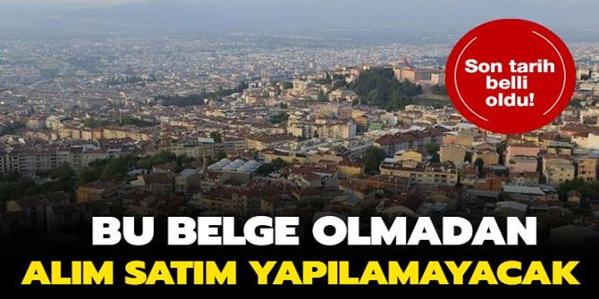 Enerji Kimlik Belgesi olmadan alım satım yapılamayacak