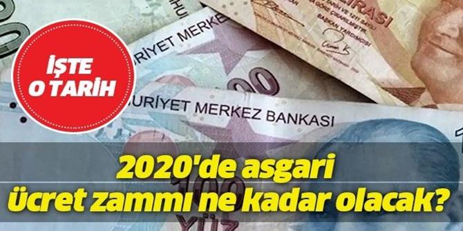 2020'de asgari ücret zammı kaç para olacak? .