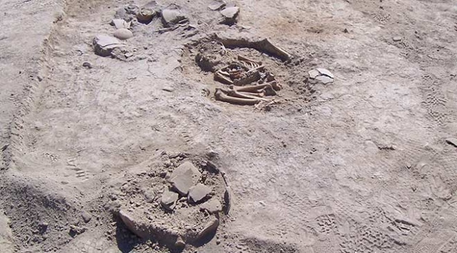 Arslantepe'de 5700 yıllık çocuk iskeleti bulundu