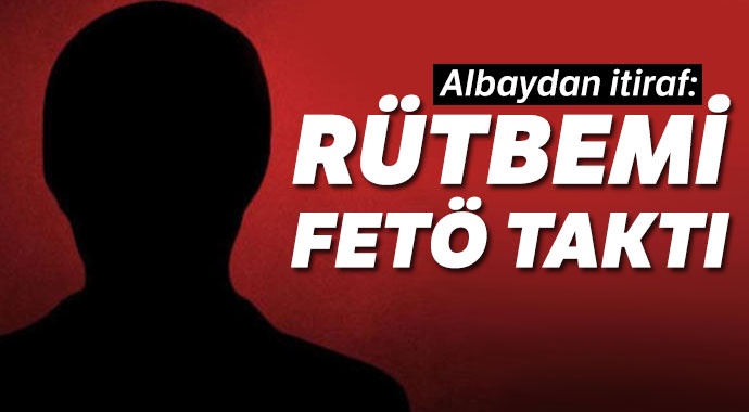 Üsteğmen rütbesini FETÖ lideri takmış