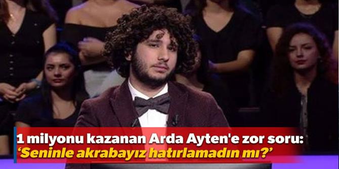 Ayten'e zor soru: 'Seninle akrabayız hatırlamadın mı?'