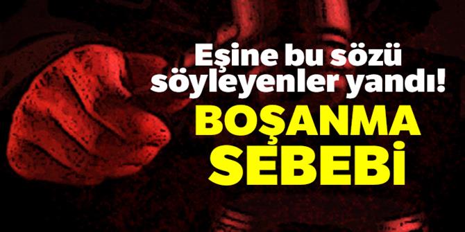 “Senden tiksiniyorum” demek boşanma sebebi