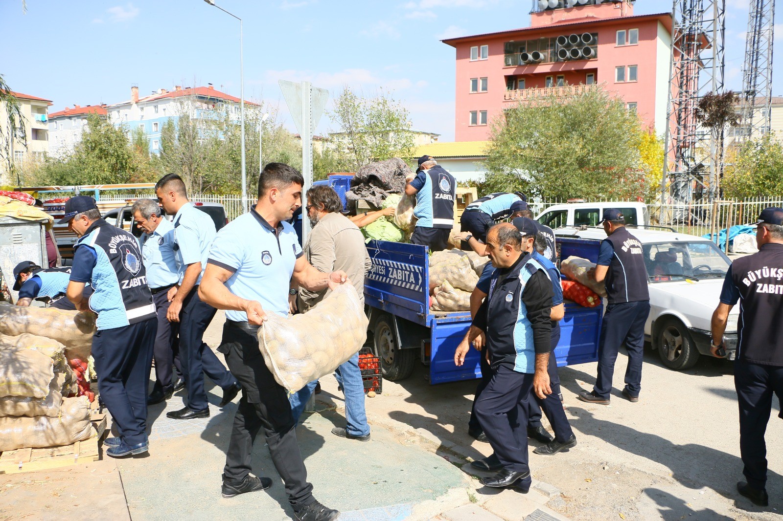 Aziziye’de ortak operasyon