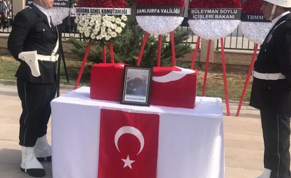 Akçakale'deki saldırıda şehit olan Muhammed Omar ve Cihan Güneş için tören düzenlendi