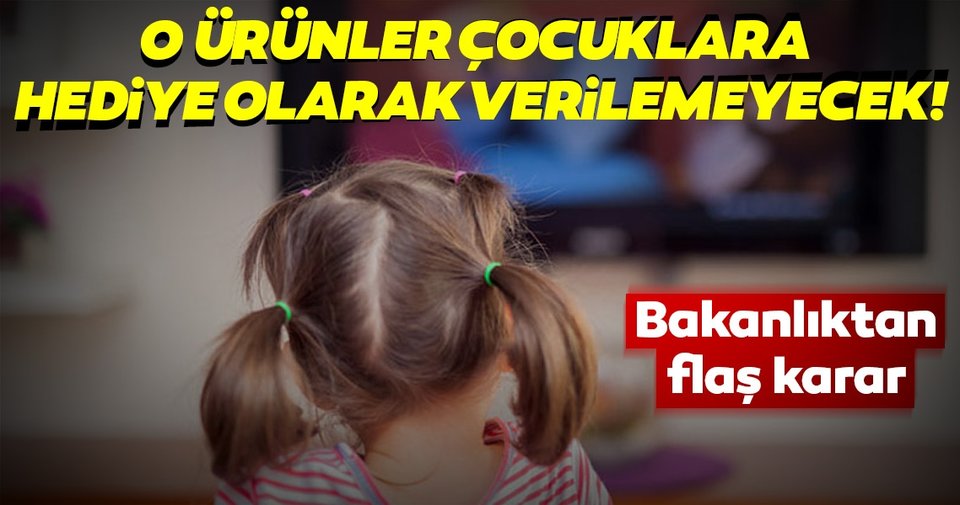 Çocuklara yönelik promosyonlara düzenleme yapıldı