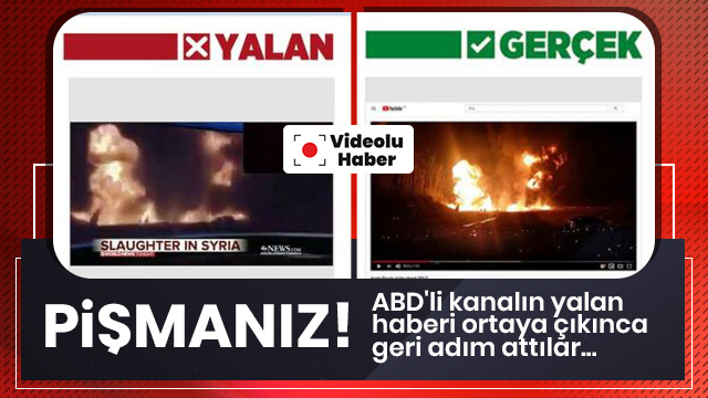 ABD televizyonu, harekata ilişkin sahte bombalama görüntüsü için 'pişman'