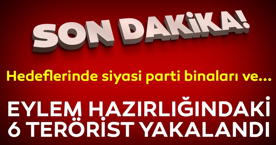 Parti binalarına bombalı saldırı hazırlığında yakalandılar