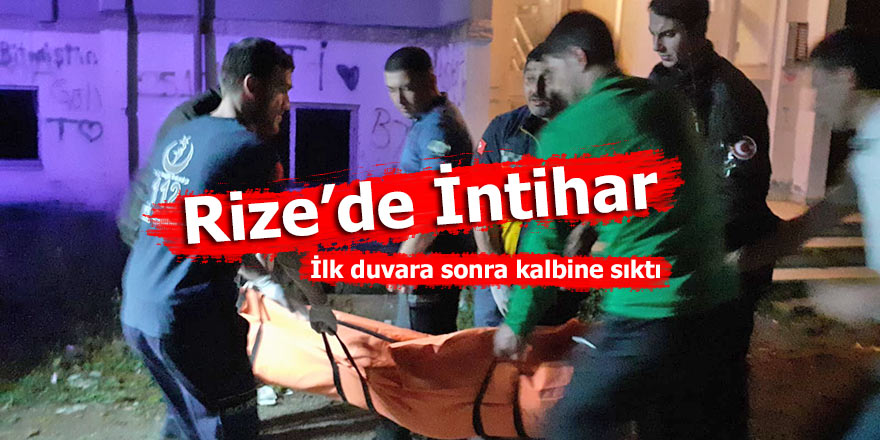 Erzurumlu genç intihar etti!