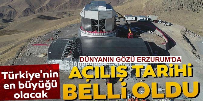 Erzurum'da Açılış tarihi belli oldu...