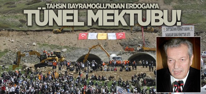 Bayramoğlu’ndan Erdoğan’a tünel mektubu