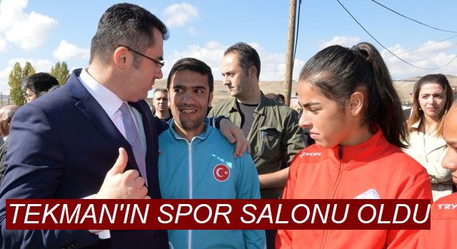 Tekman’da spor salonu açılışı