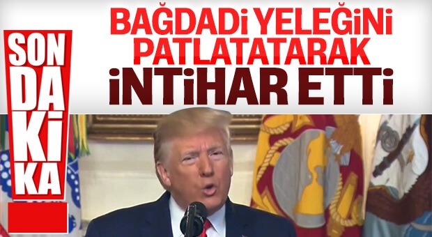 ABD Başkanı Donald Trump'tan Bağdadi açıklaması