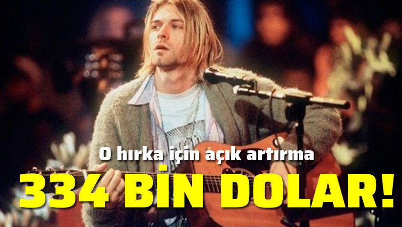 Kurt Cobain'in hırkasına rekor fiyat!