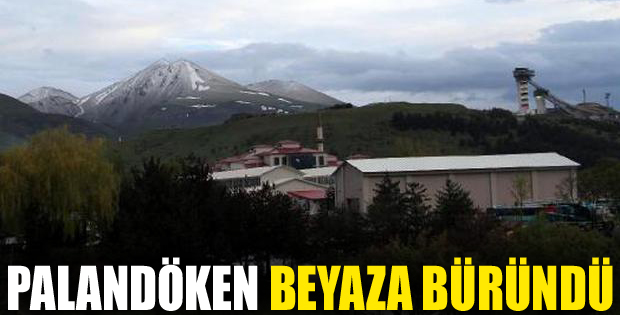 Palandöken ve Bayraktepe beyaza büründü