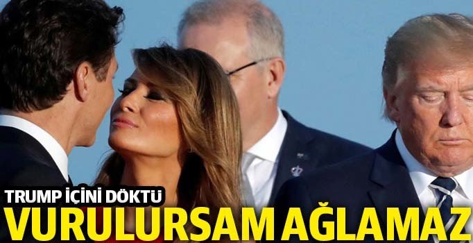 Trump: Vurulursam Melania ağlamaz