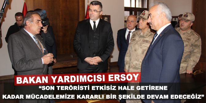 Bakan Yardımcısı Ersoy: Erzurum'da konuştu