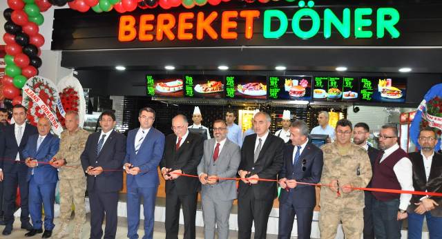 Bereket Döner, Erzurum MNG AVM şubesi törenle açıldı