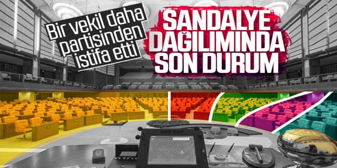 Mecliste sandalye dağılımı değişti