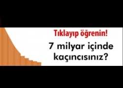 Kaçıncı sıradasınız?