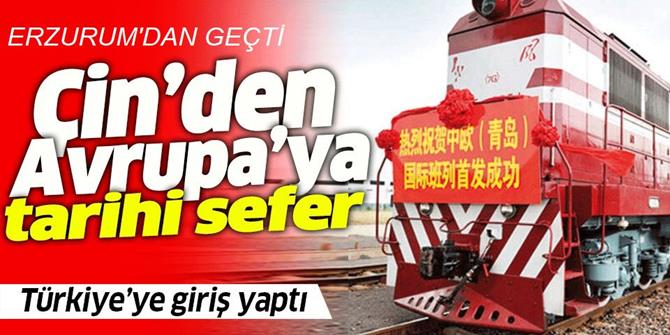 Çin'den geldi, Erzurum'dan geçti!