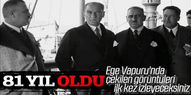 Atatürk'ün 1930'da çekilen, ilk kez yayınlanan videosu