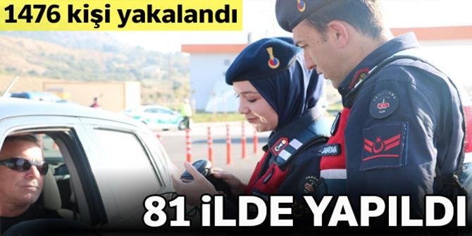 81 ilde eş zamanlı 'Türkiye Güven Huzur 6' uygulamas