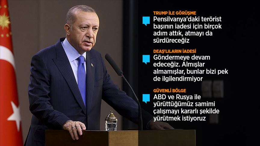 Erdoğan: FETÖ meselesi ele alacağımız konular arasında en üst sıralarda